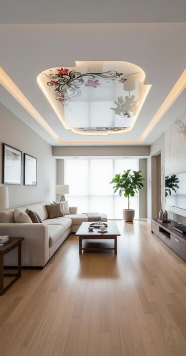 пластиковая форточка: Натяжной потолок 3D потолки — 1