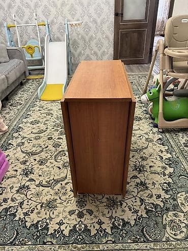 мягкая мебел: Стол трансформер Для кухни, Стол-книжка, Длина, см: 140-160 см, цвет - Коричневый — 3