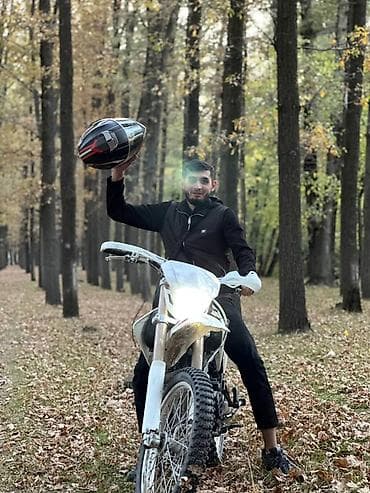 р18 r18: Эндуро/кроссовый мотоцикл белого цвета Реальному клиенту мини торг — 3