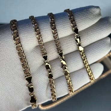 продаю золотую цепочку: Цепь для бензопилы, Проба 585, Мужские, Новый, Ручная работа — 15