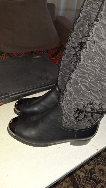 пол сапоги женские: Женские сапоги CCUL (логотип на голенище). - Цвет: черный - — 4