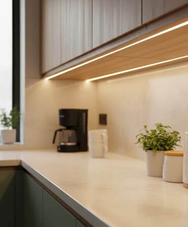 светодиодная лента: Светодиодная лента COB длиной 5 метров с теплым белым светом (3000K) — 1