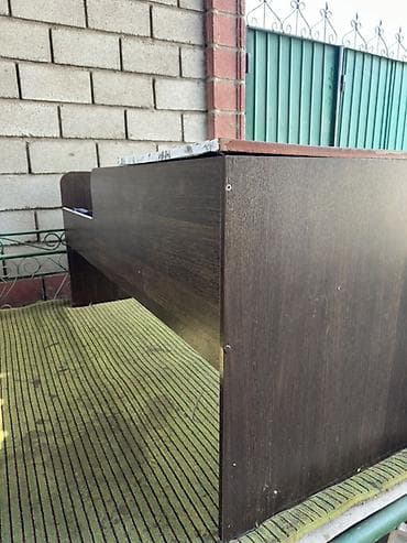 Двухъярусные детские кровати: Двухъярусная детская кровать, ЛДСП, цвет - Коричневый — 1