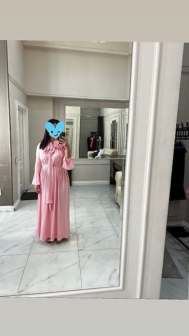 Вечернее платье, Коктейльное, Длинная модель, С рукавами, M