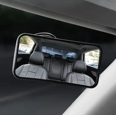 зеркальный кубик рубик: Зеркало широкоугольное для контроля ребенка на заднем сидении — 2