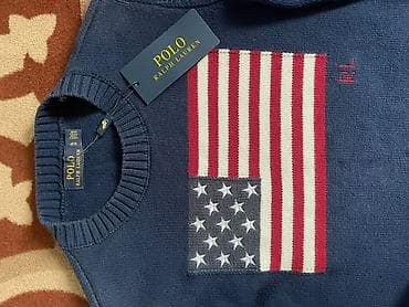 soft shell: Мужской свитер, M, Polo Ralph Lauren, Новый, цвет - Синий, Самовывоз — 3