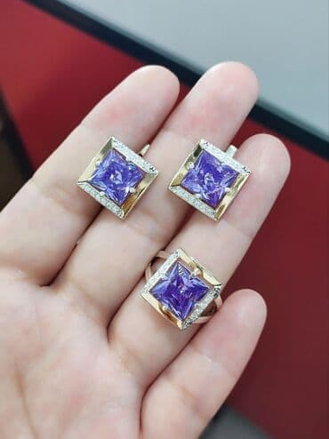 свадебные наборы ручной: Набор украшений, Проба 925, Женские, Новый — 3