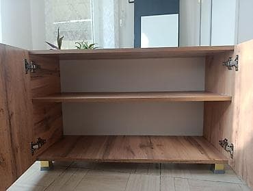 Тумбы для вещей и одежды: Тумба для вещей и одежды, Без зеркала, ЛДСП, цвет - Коричневый — 4