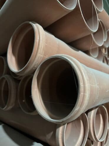 пластиковые цистерны: Труба для канализации Материал: Пластик, Диаметр: 100 мм, Толщина стенки: 3 мм — 2