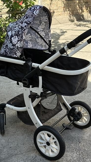 Коляски: Коляска, Другой бренд, цвет - Черный, Б/у, Самовывоз — 4