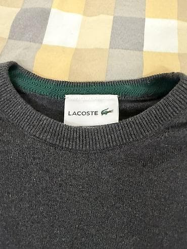Свитера: Lacoste – мужской джемпер с круглым вырезом - Бренд: Lacoste — 2
