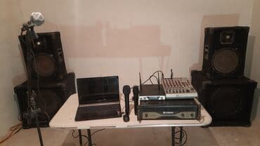 колонка с усилителем: Продаю усилитель комплект [усилител yamaha pl 2400, пулт berenjer — 4