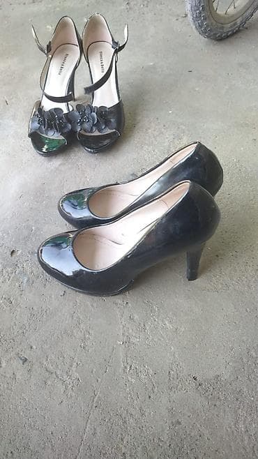 черные женские туфли: Туфли, 37, 38, Balenciaga, Б/у, цвет - Черный — 2