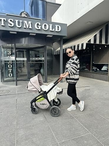 lc waikiki: Коляска, Другой бренд, цвет - Коричневый, Б/у — 1