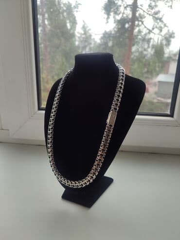 продаю золотую цепочку: Серебряная цепь Рамзес Серебро 925 проба Ручная работа Цепь весом — 3