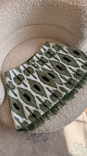 Личные вещи: Юбка, Модель юбки: Пышная, Мини, Высокая талия, С пайетками — 5