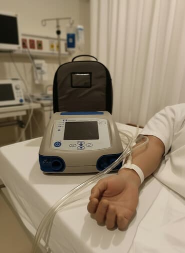 Медицинское оборудование: Портативный аппарат искусственной вентиляции легких COVIDIEN Puritan — 1