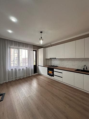 квартира военный городок токмок: 2 комнаты, 70 м², 108 серия, 5 этаж, Евроремонт — 3