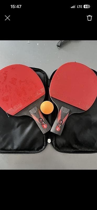 Электротранспорт: Набор для настольного тенниса Состав: - 2 ракетки с красными — 1