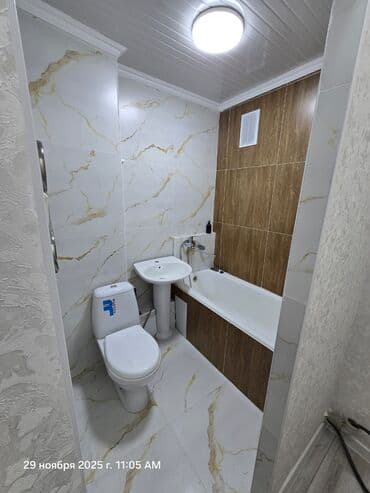 купить квартиру в бишкеке без посредников: 2 комнаты, 48 м², 104 серия, 2 этаж, Евроремонт — 5