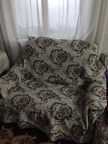 sofa bed: Комплект мягкой мебели, Б/у, Самовывоз, цвет - Коричневый — 3