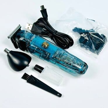 vgr триммер: Триммер Для бороды, Для усов, Для носа и ушей, Нержавейка — 6