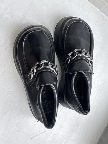 Лоферы, 37, & Other Stories, Новый, цвет - Черный, Платная доставка