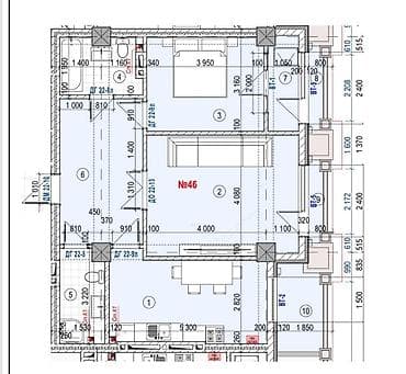 Недвижимость: 2 комнаты, 75 м², Асанбай мкр Элитка, 13 этаж — 5
