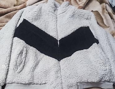 Теплая женская куртка-шерпа (флис «тедди») на молнии. - Материал