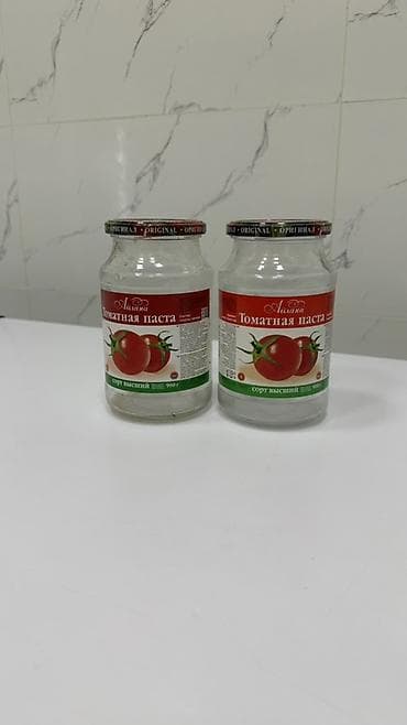 Соусы и специи: Томатная паста «Алана», сорт «высший» — стеклянные банки 900 г. - — 1