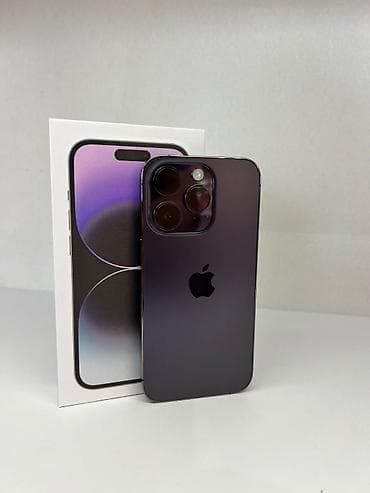 apple macbook: IPhone 14 Pro, Б/у, 256 ГБ, Deep Purple, 100 % — 3