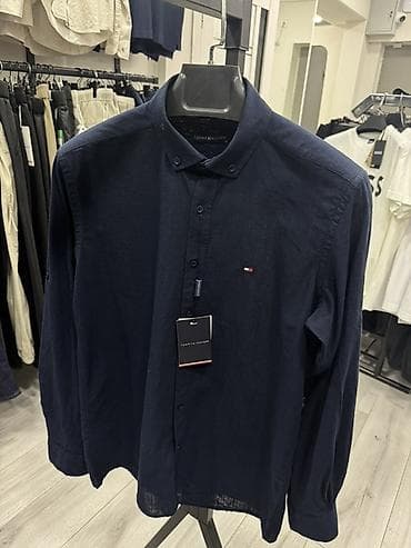 Эркектер кийими: Эркектердин көйнөгү, S, M, L, Tommy Hilfiger, Жаңы, түсү - Ак, Өзү алып кетүү — 3