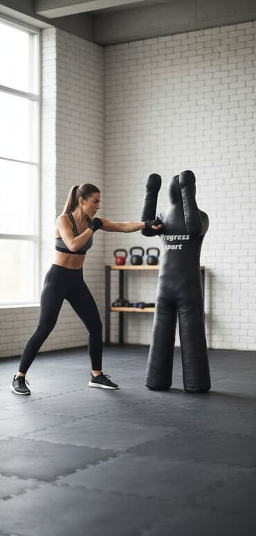Боксёрский манекен Манекен в стойке Боксёрская груша Боксёрский мешок