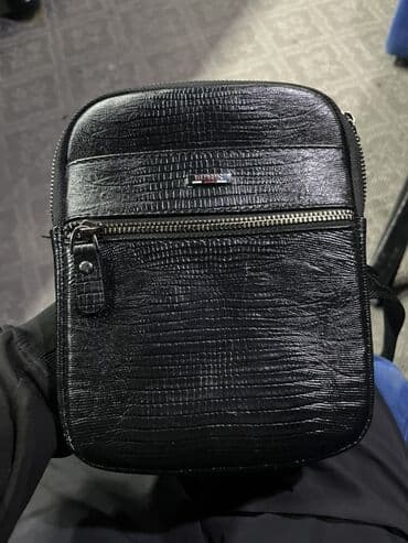 сумка для документов мужская: Мужская/унисекс компактная наплечная сумка (кросс‑боди). - Материал — 2