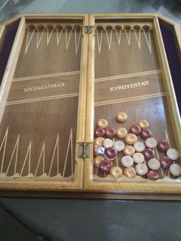 набор фишек для покера: Нарды ручной работы, качество супер,не топорная работа,делались на — 2