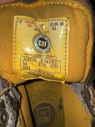 coros pace 3: Мужские рабочие ботинки Caterpillar Second Shift Waterproof Steel Toe — 3