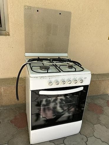 газовый духовка: Газовая печь, Б/у, Напольная, цвет - Белый — 2