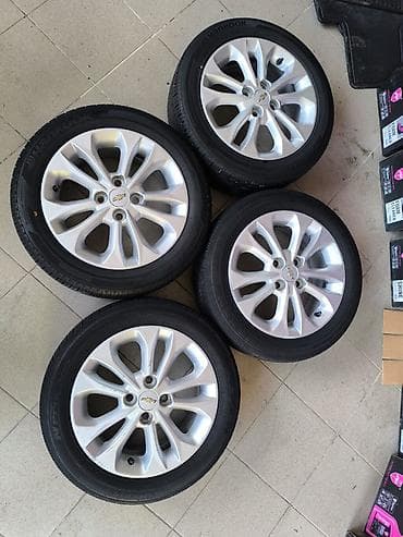 matiz 2010: Колеса в сборе 185 / 55 / R 15, Лето, Комплект, Легковые, Литые, отверстий - 4 — 2