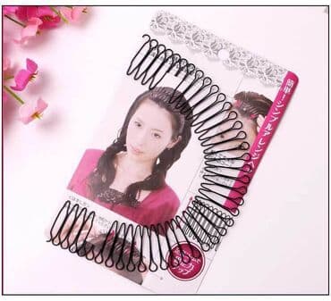 мэджик клип машинка цена: U-образный фиксатор для волос, расческа - невидимка, мини-держатель — 1