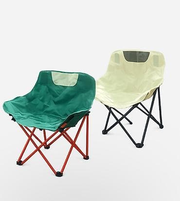 расскладной стул: Походный складной стул, Новый, Другой материал, цвет - Черный — 1