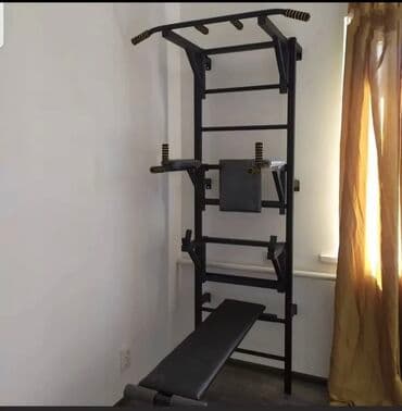 Шведская стенка 4в1 Турник брусья пресс скамья для