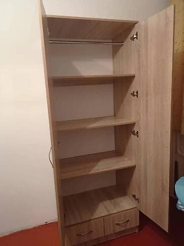 Шифоньер, шкаф для одежды, Новый, Прямой, ЛДСП at lalafo.kg Шифоньер, шкаф для одежды, Новый, Прямой, ЛДСП