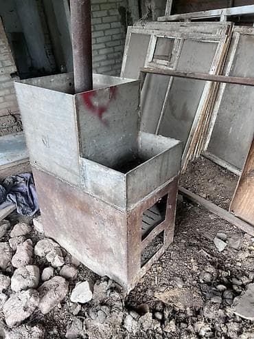 ПРОДАЕТСЯ МЕТАЛЛИЧЕСКАЯ ПЕЧКА ДЛЯ БАНИ - Материал: толстой листовой at lalafo.kg ПРОДАЕТСЯ МЕТАЛЛИЧЕСКАЯ ПЕЧКА ДЛЯ БАНИ - Материал: толстой листовой