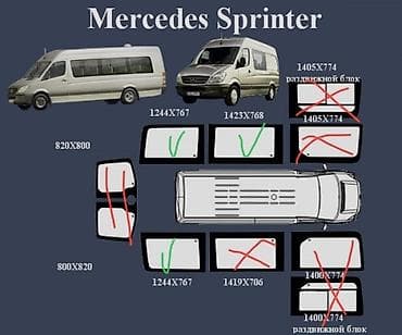 Фильтры: Продам стекла на спринтер Рекс Б/у в хорошем состоянии турция В — 1
