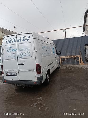 аренда морозильной камеры: Mercedes-Benz Sprinter, высокий длиннобазный фургон-рефрижератор — 3