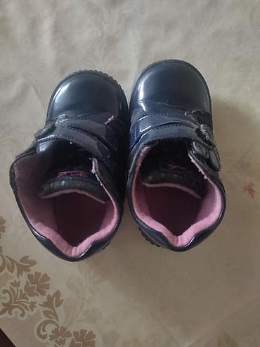 ирина: Детские ботинки Kapika для девочки - Цвет: темно-синий (лакированный — 1