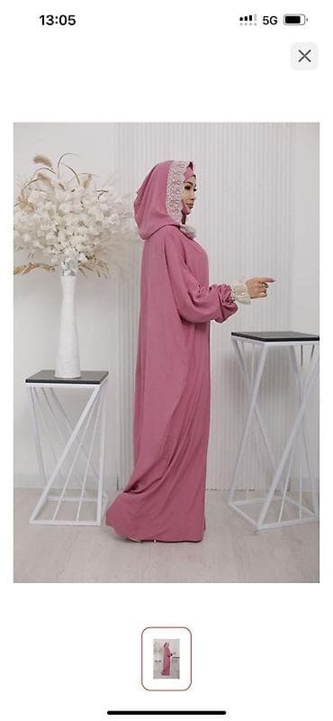 одежда для намаза: Женский молитвенный комплект в пол с капюшоном Все размеры есть - — 1