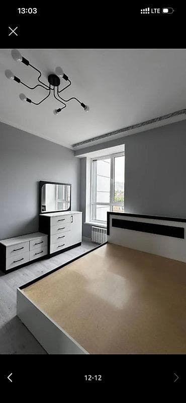 бишкек парк кв: 2 комнаты, 70 м², 3 этаж, Косметический ремонт — 10