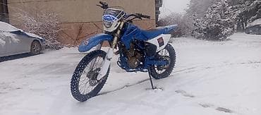 renault logan: Эндуро-мотоцикл класса 250 cс (ориентировочно), цвет синий/белый. - — 2