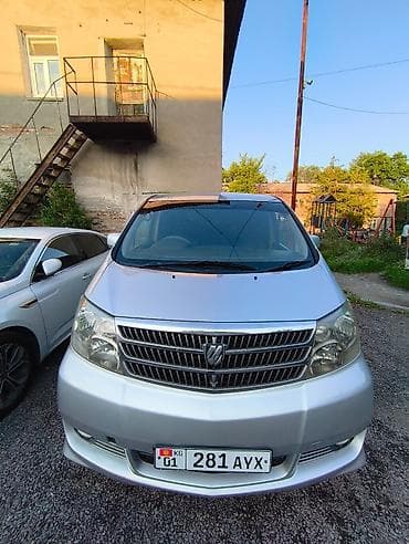 mini ev: Toyota Alphard: 2004 г., 2.4 л, Автомат, Газ, Минивэн — 2